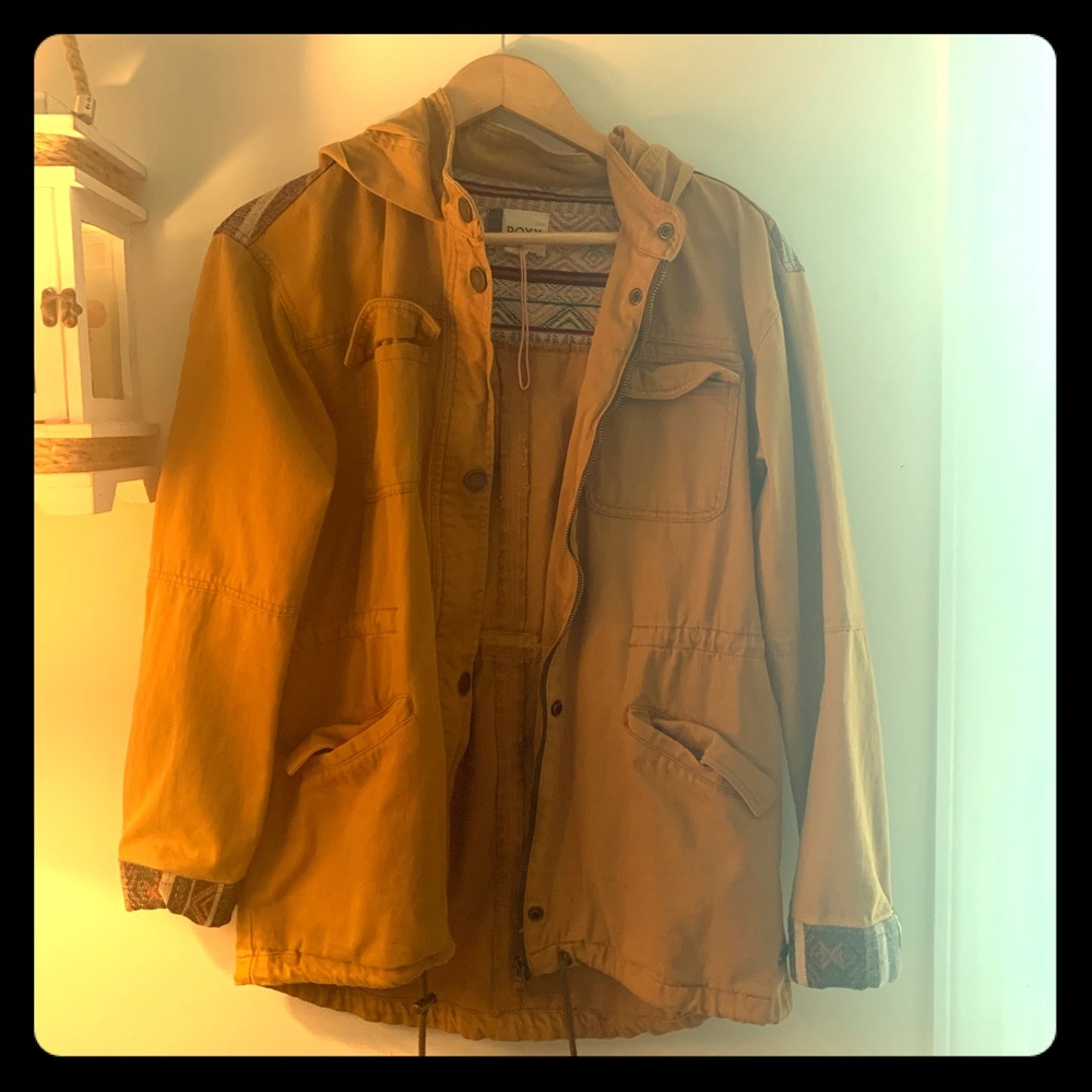 Roxy yellow zip up